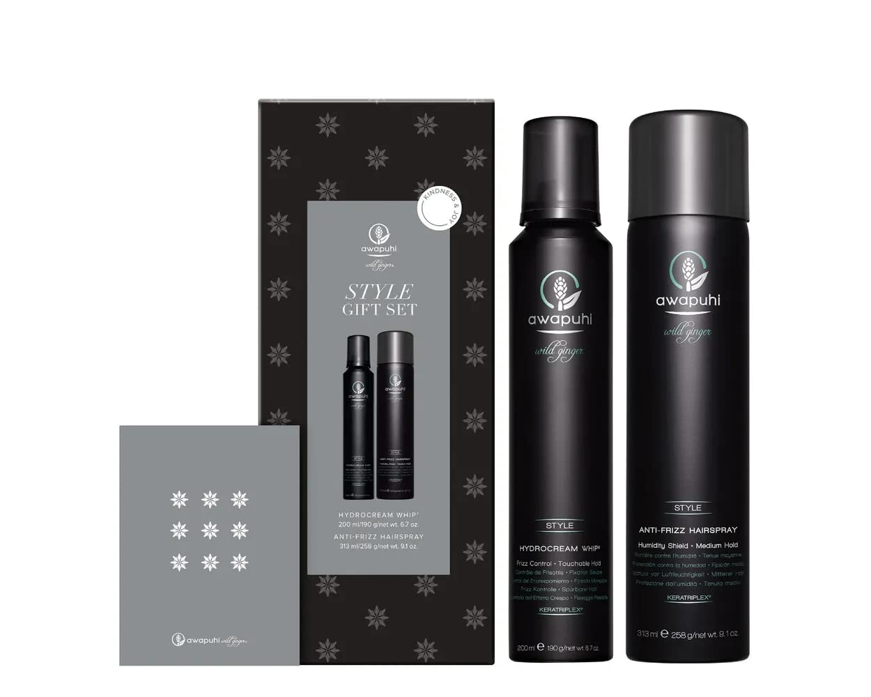 Paul Mitchell Awpuhi Wild Ginger Style Gift Set Mousse and Hairspray for All Hair Types
| Styling All Hair Types with P
