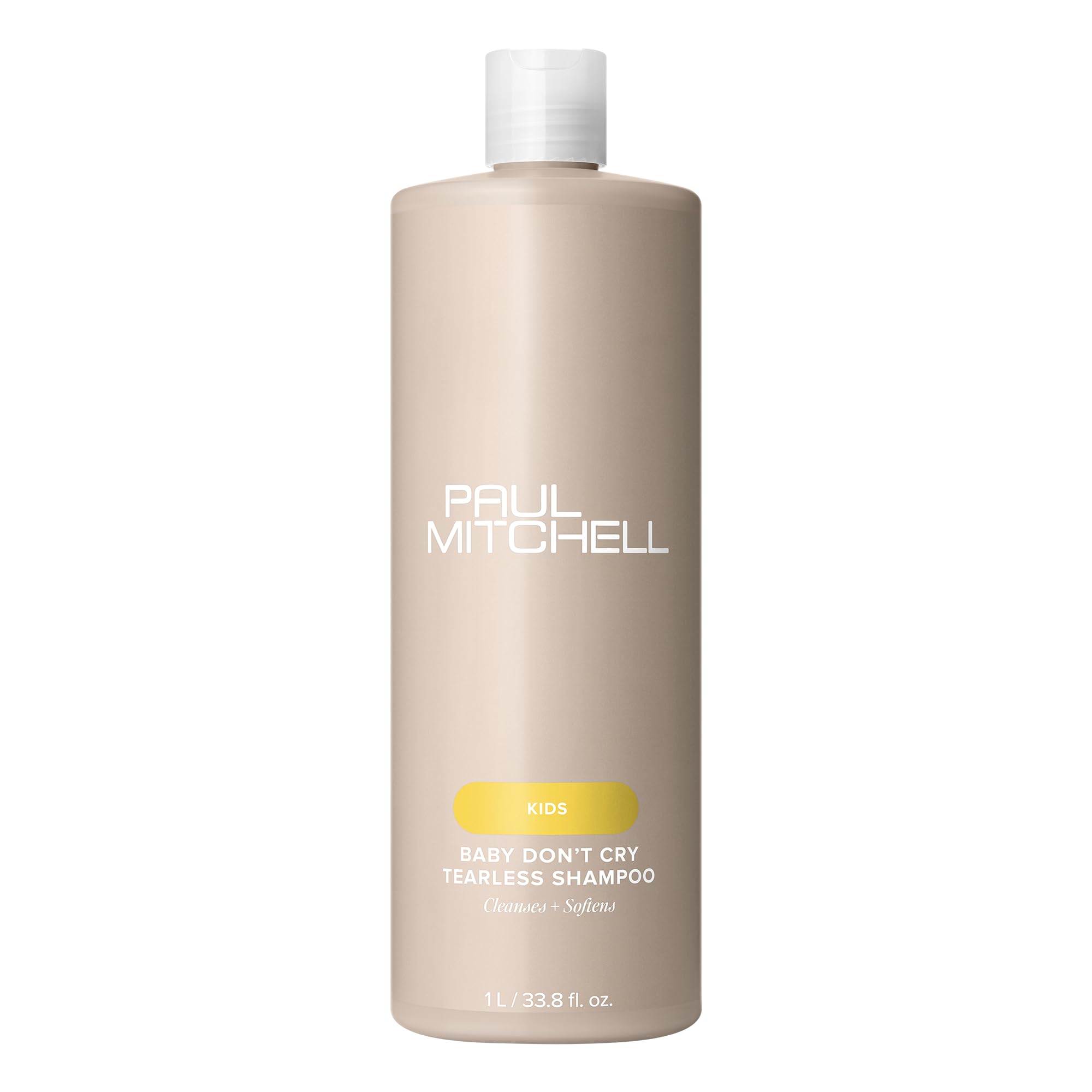 Paul Mitchell Baby Don’t Cry Tearless Shampoo for Kids Cleanses + Softens Hair