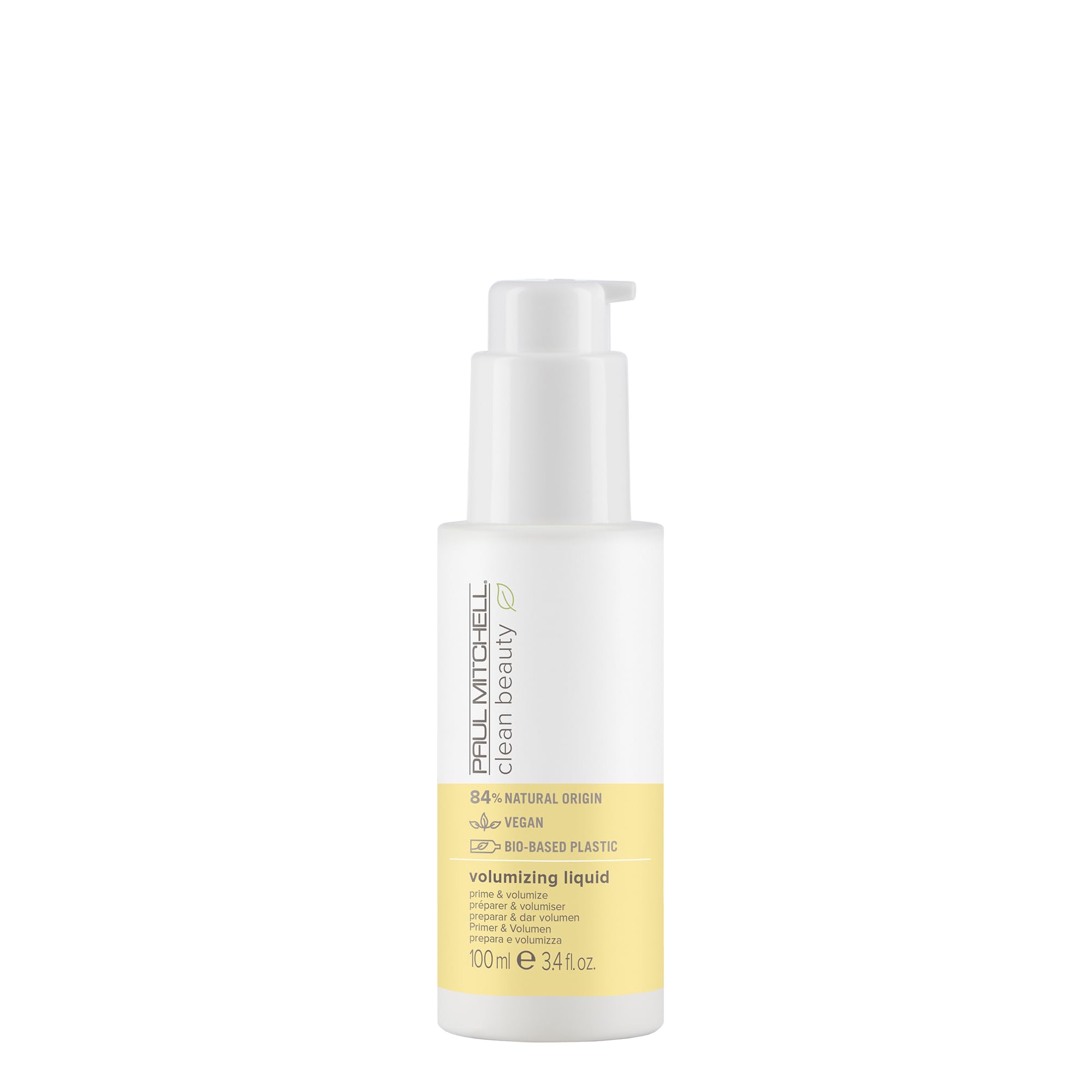 Paul Mitchell Clean Beauty Volumizing Liquid, Prime & Volumize, Fine Hair, All Hair Types, Natural Look Volume, |4 fl. o