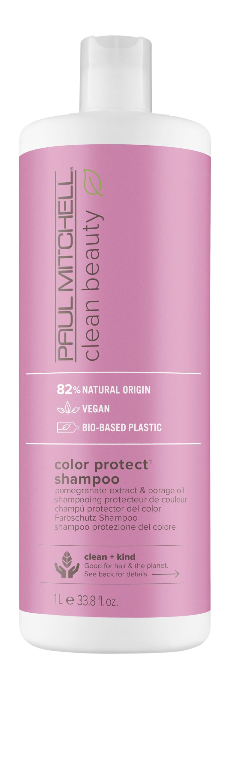 Paul Mitchell Clean Beauty Color Protect Shampoo, Gently Cleanses, Protects Hair Color, For Color-Treated Hair  
Paul Mi