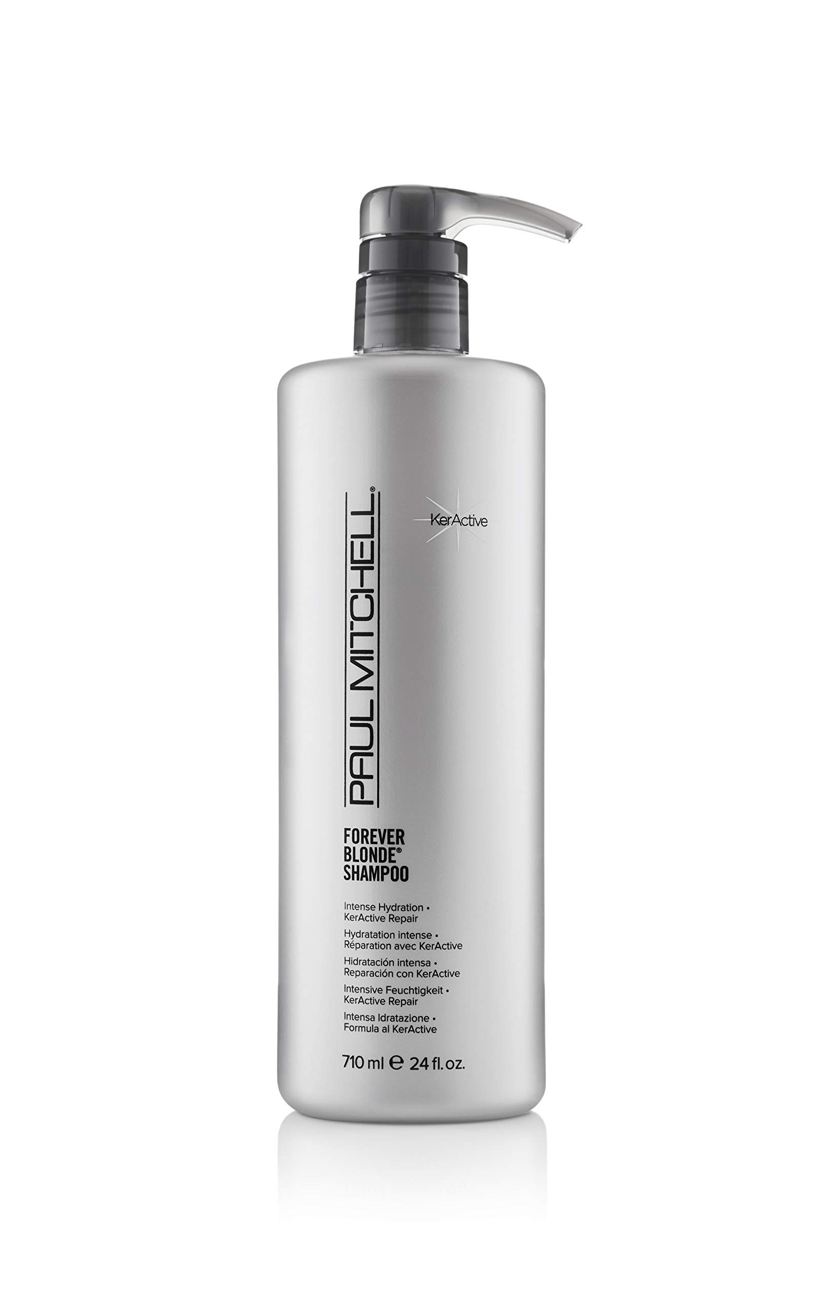 Paul Mitchell Forever Blonde Shampoo, Hydrates + Repairs, For Blonde Hair - Moisturizes Damaged Blonde Locks, UV Protect